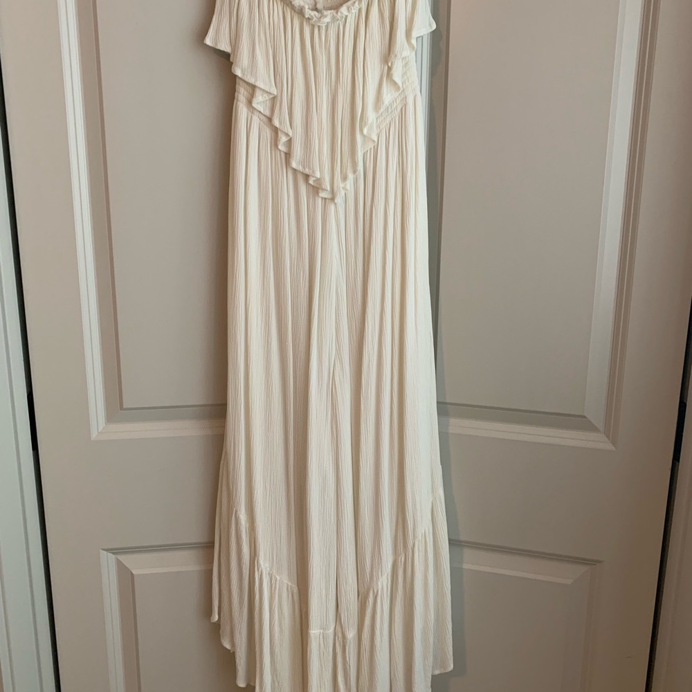 White ruffle Jumpsuit